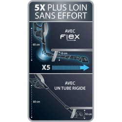 Aspirateur balai sans fil Rowenta Air Force Flex 560 Animal RH9471WO Multifonction Bleu et Blanc Aspirateur balai sans fil Rowenta Air Force Flex 560 Animal RH9471WO Multifonction Bleu et Blanc