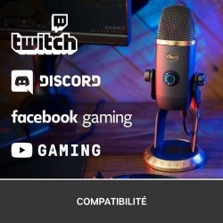 Microphone USB Blue Microphones Yeti X World Edition World of Warcraft Noir Microphone USB Blue Microphones Yeti X World Edition World of Warcraft Noir